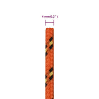 Thumbnail for Bootsseil Orange 4 mm 50 m Polypropylen