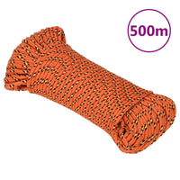 Thumbnail for Bootsseil Orange 5 mm 500 m Polypropylen