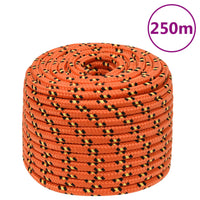 Thumbnail for Bootsseil Orange 14 mm 250 m Polypropylen
