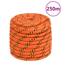 Thumbnail for Bootsseil Orange 16 mm 250 m Polypropylen