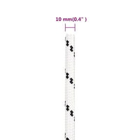 Thumbnail for Arbeitsseil Weiß 10 mm 100 m Polyester