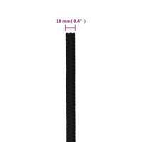 Thumbnail for Arbeitsseil Schwarz 10 mm 100 m Polyester