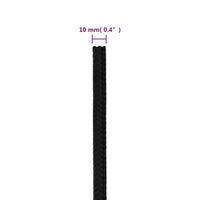 Thumbnail for Arbeitsseil Schwarz 10 mm 250 m Polyester