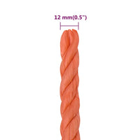 Thumbnail for Arbeitsseil Orange 12 mm 50 m Polypropylen