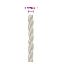 Thumbnail for Arbeitsseil Weiß 8 mm 100 m Polypropylen