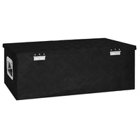 Thumbnail for Aufbewahrungsbox Schwarz 80x39x30 cm Aluminium