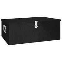 Thumbnail for Aufbewahrungsbox Schwarz 100x55x37 cm Aluminium