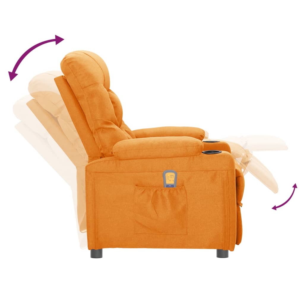 Massagesessel Gelb Stoff