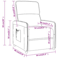 Thumbnail for Relaxsessel Creme Mikrofasergewebe