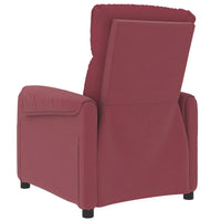 Thumbnail for Massagesessel Weinrot Stoff