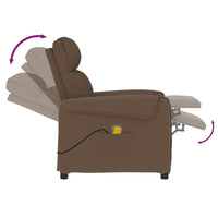 Thumbnail for Massagesessel Braun Stoff