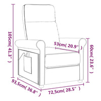 Thumbnail for Massagesessel Schwarz Kunstleder