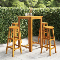 Thumbnail for 5-tlg. Gartenbar-Set Massivholz Akazie