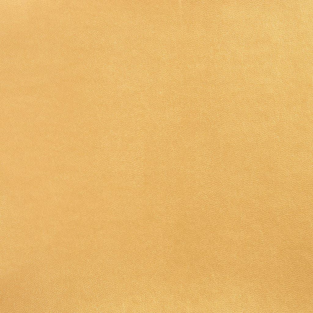 Gaming-Stuhl mit Massagefunktion Schwarz & Golden Kunstleder