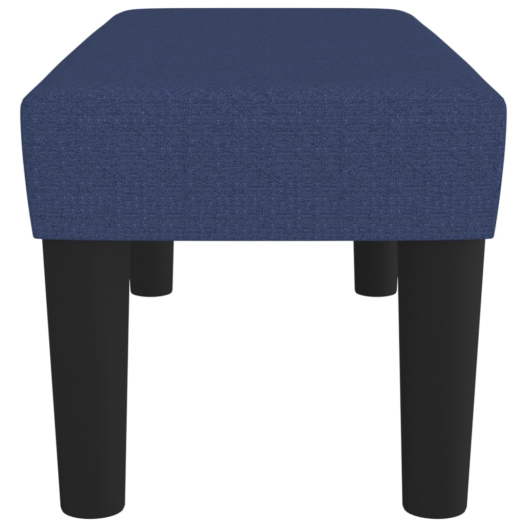 Sitzbank Blau 70x30x30 cm Stoff