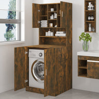 Thumbnail for Waschmaschinenschrank Räuchereiche Holzwerkstoff