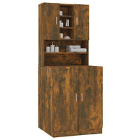 Thumbnail for Waschmaschinenschrank Räuchereiche Holzwerkstoff