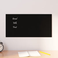 Thumbnail for Magnettafel Wandmontage Schwarz 60x30 cm Hartglas