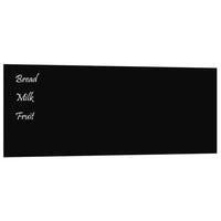 Thumbnail for Magnettafel Wandmontage Schwarz 80x30 cm Hartglas