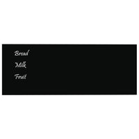 Thumbnail for Magnettafel Wandmontage Schwarz 80x30 cm Hartglas