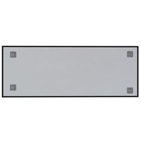 Thumbnail for Magnettafel Wandmontage Schwarz 80x30 cm Hartglas