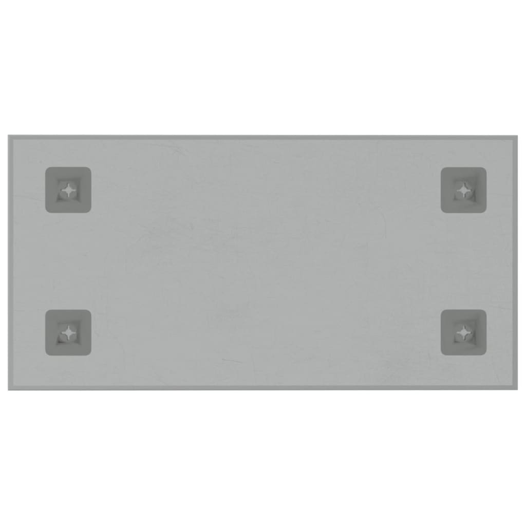 Magnettafel Wandmontage Weiß 40x20 cm Hartglas