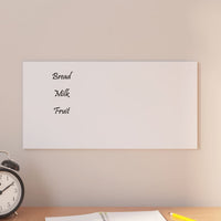 Thumbnail for Magnettafel Wandmontage Weiß 40x20 cm Hartglas