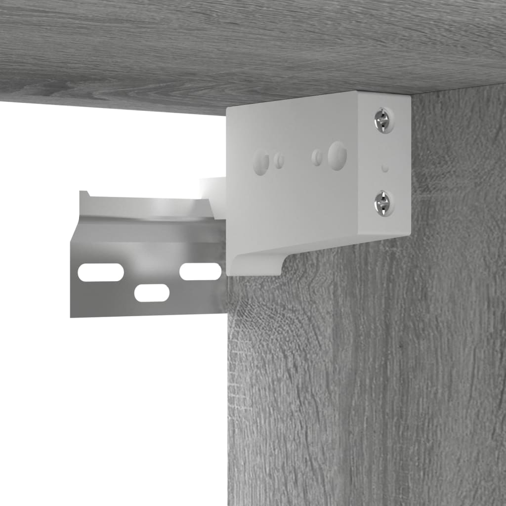 TV-Wandschränke 4 Stk. Grau Sonoma 60x30x30 cm Holzwerkstoff