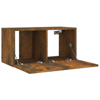 Thumbnail for 4-tlg. TV-Schrank-Set Räuchereiche Holzwerkstoff