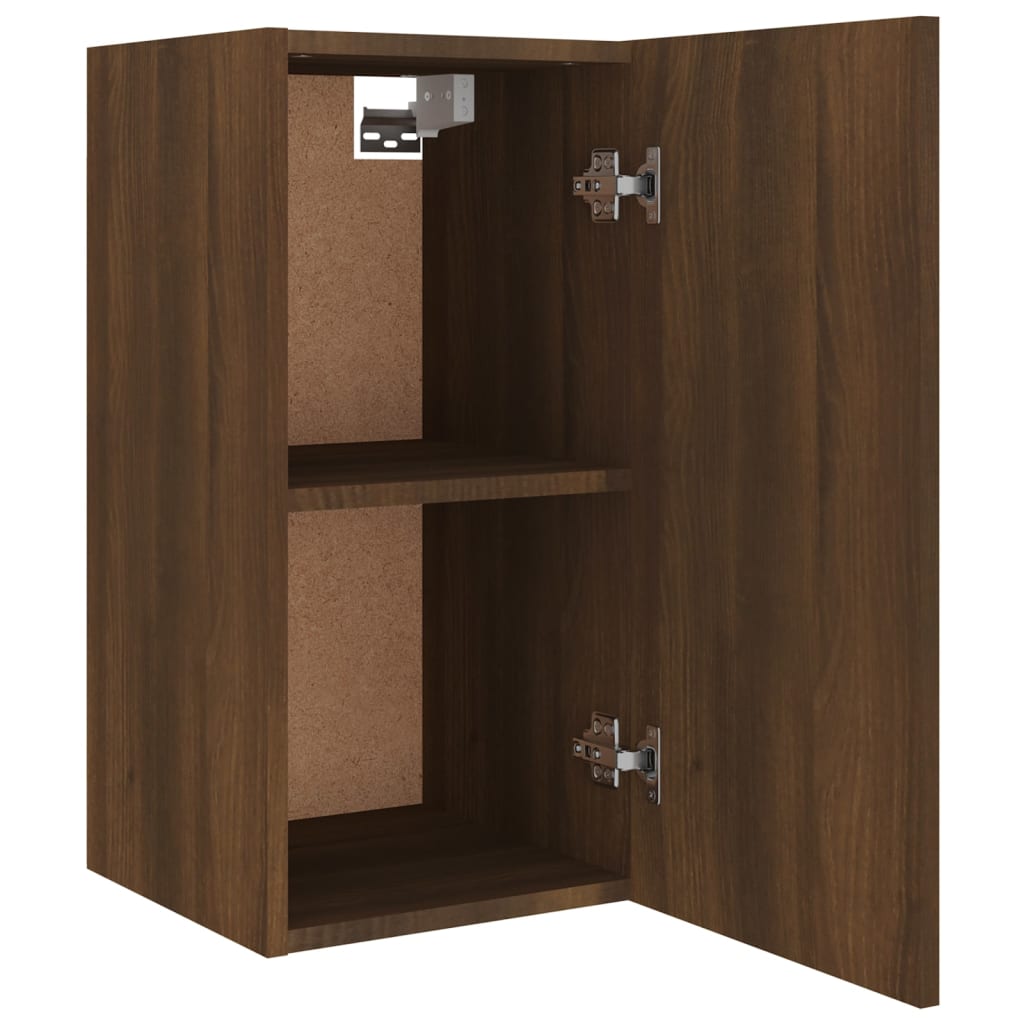 4-tlg. TV-Schrank-Set Braun Eichen-Optik Holzwerkstoff