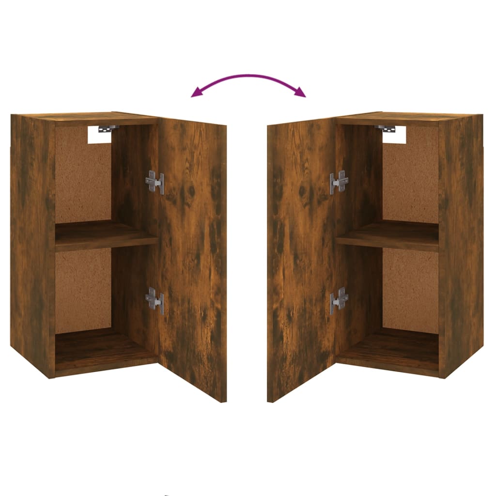 7-tlg. TV-Schrank-Set Räuchereiche Holzwerkstoff