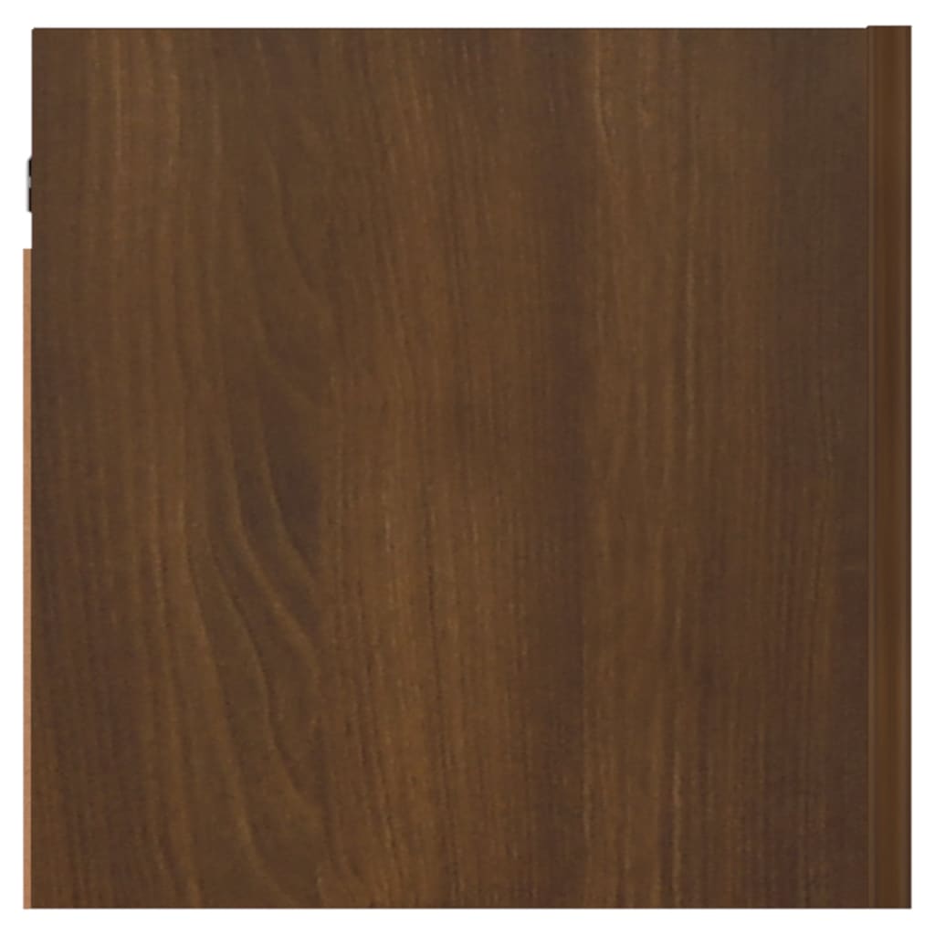 TV-Wandschränke 8 Stk. Braun Eiche 30,5x30x30 cm