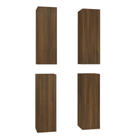 Thumbnail for TV-Schränke 4 Stk. Braun Eichen-Optik 30,5x30x90 Holzwerkstoff