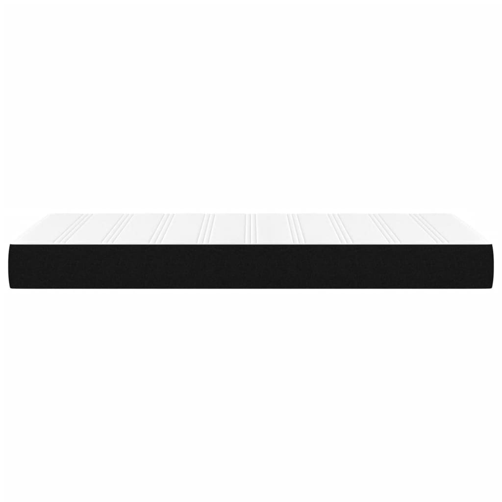Taschenfederkernmatratze Schwarz 80x200x20 cm Stoff