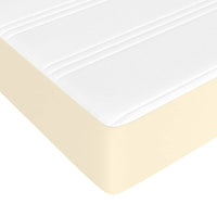 Thumbnail for Taschenfederkernmatratze Creme 80x200x20 cm Kunstleder