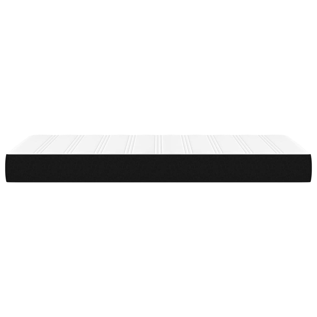Taschenfederkernmatratze Schwarz 90x190x20 cm Stoff