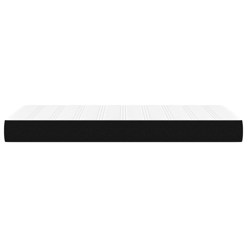 Taschenfederkernmatratze Schwarz 90x200x20 cm Stoff