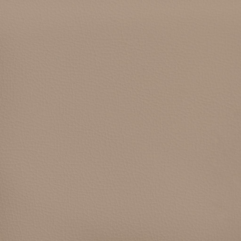 Taschenfederkernmatratze Cappuccino 90x200x20 cm Kunstleder