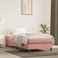 Thumbnail for Taschenfederkernmatratze Rosa 90x200x20 cm Samt