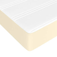 Thumbnail for Taschenfederkernmatratze Creme 100x200x20 cm Kunstleder