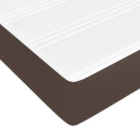 Thumbnail for Taschenfederkernmatratze Braun 100x200x20 cm Kunstleder