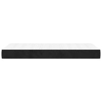 Thumbnail for Taschenfederkernmatratze Schwarz 100x200x20 cm Samt