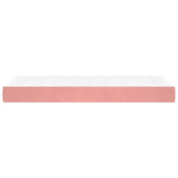 Thumbnail for Taschenfederkernmatratze Rosa 100x200x20 cm Samt
