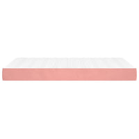 Thumbnail for Taschenfederkernmatratze Rosa 120x200x20 cm Samt