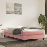Thumbnail for Taschenfederkernmatratze Rosa 120x200x20 cm Samt