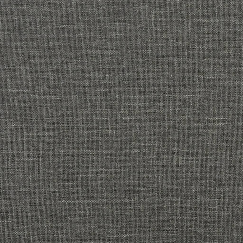 Taschenfederkernmatratze Dunkelgrau 140x200x20 cm Stoff