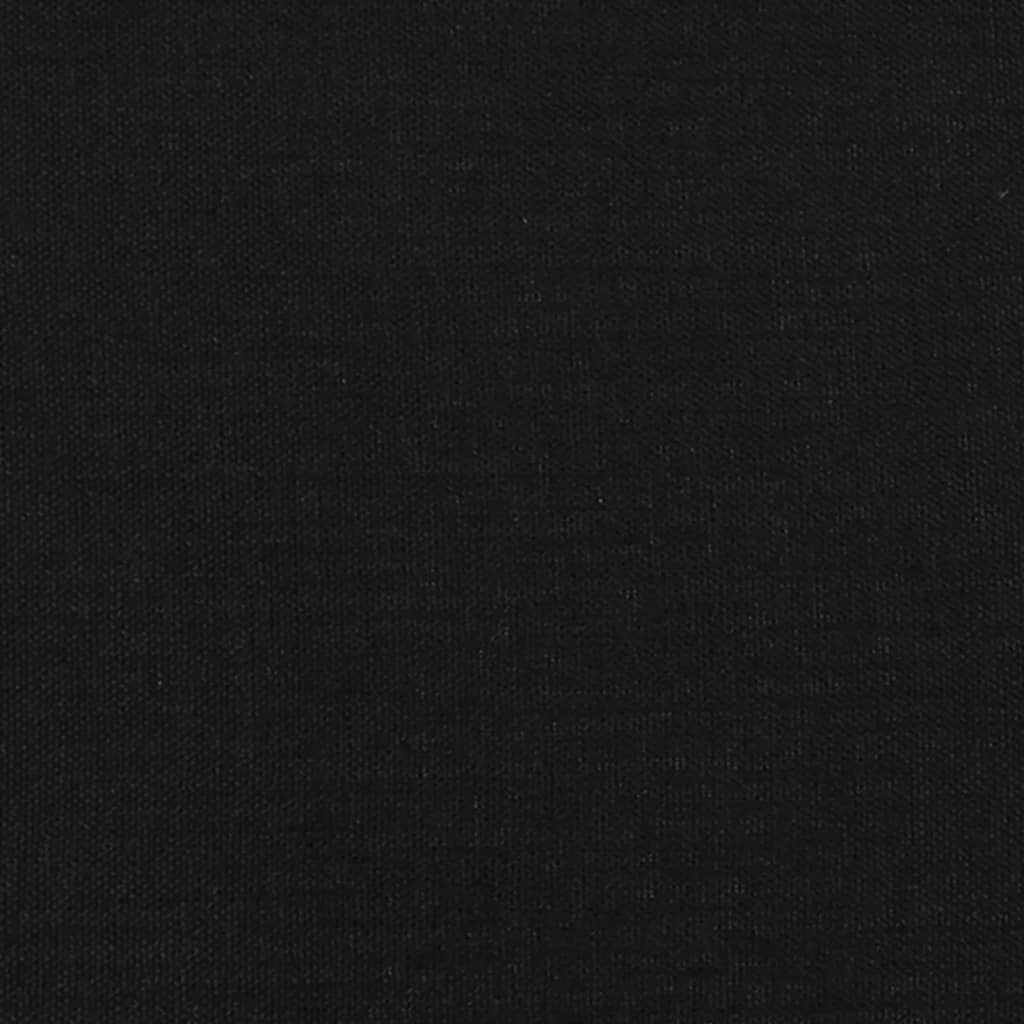 Taschenfederkernmatratze Schwarz 140x200x20 cm Stoff