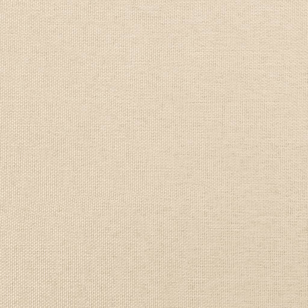 Taschenfederkernmatratze Creme 140x200x20 cm Stoff