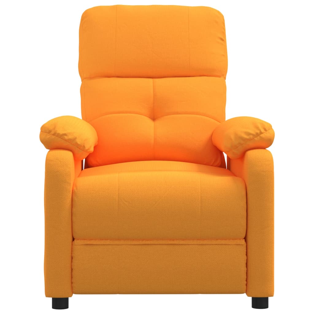 Massagesessel Dunkelgelb Stoff