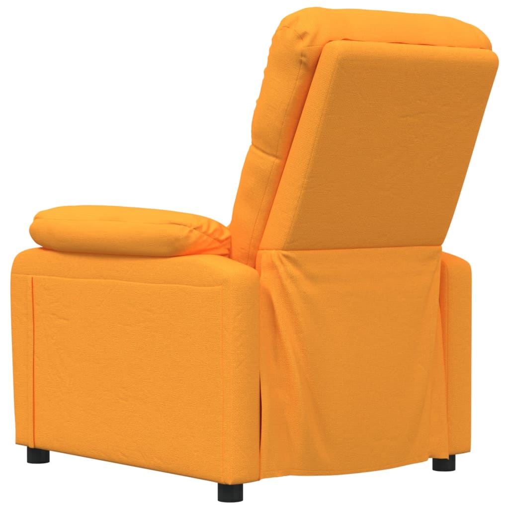 Massagesessel Dunkelgelb Stoff